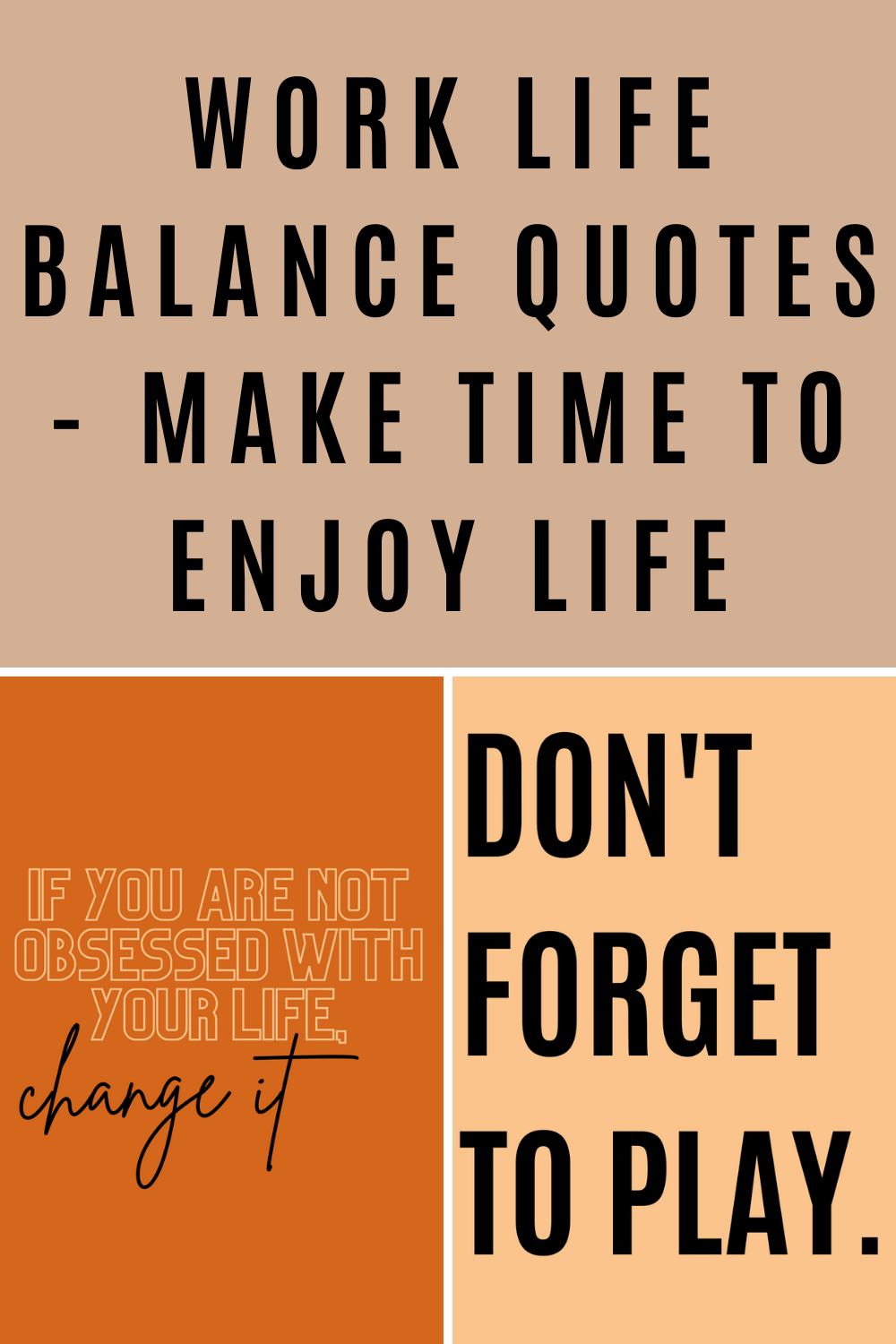 15 Great Quotes About Work-Life Balance Is one of your career goals this year to create a better work-life balance? Perhaps you’re overwhelmed by your commute or tired of putting your personal relationships on the back burner for an intense workload? Or, maybe you’ve seen others who have seemingly created balance between their personal commitments and their families. Now you’re wondering where and how you get some of that.
